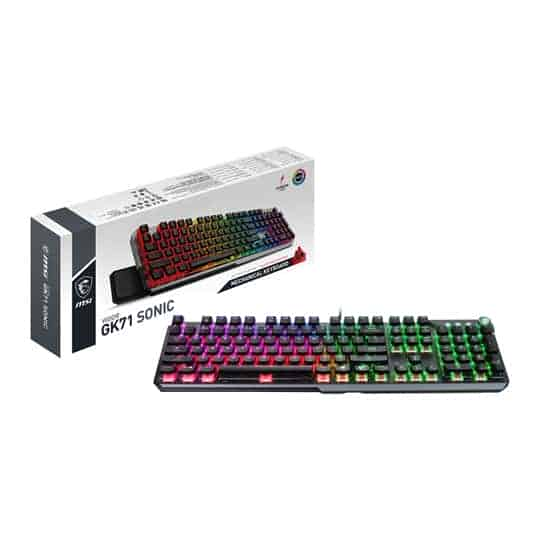 MSI VIGOR GK71 Sonic Red RGB Mechanical Gaming Keyboard